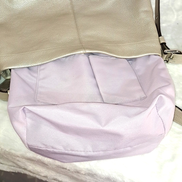 Metallic Coach Shoulder or Large Crossbody Mint Condition - Picture 11 of 16